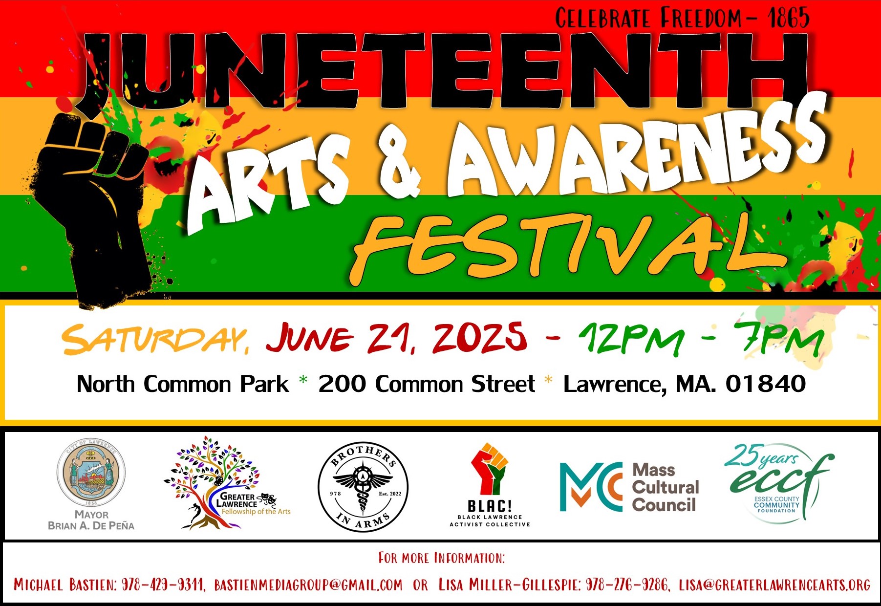 Juneteenth Flyer English